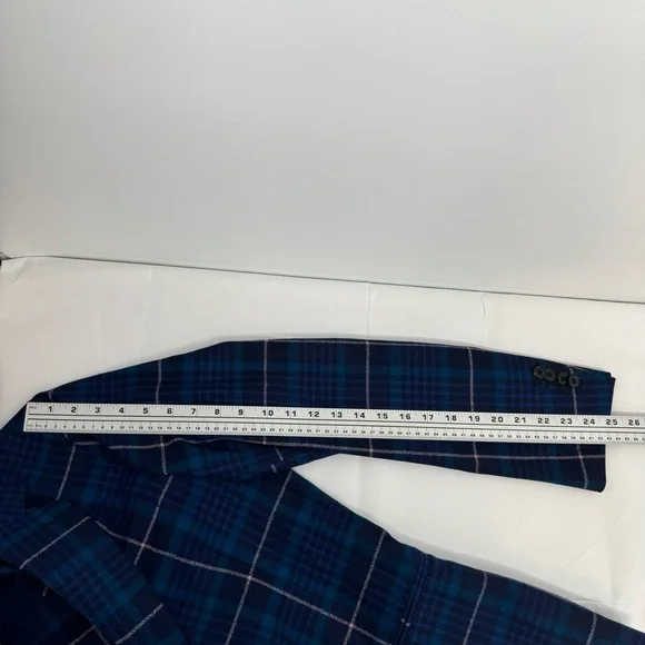 NWD Paul Smith Men’s2 Button Tartan Plaid Wool Sport Coat US 36 /IT 46 $1295